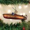Old World Christmas 1.25 In Classic Wooden Boat Tree Ornament , Mahogany Beauties